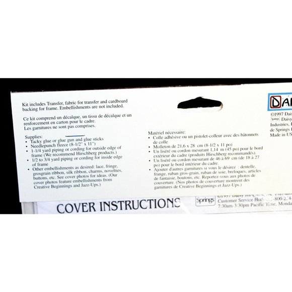 Vtg Daisy Kingdom Keepsake Cover Memory Book Embellishment Kit Wish U Were Here - Picture 6 of 7